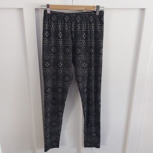 Sweetlegs Black and green Leggings,one size